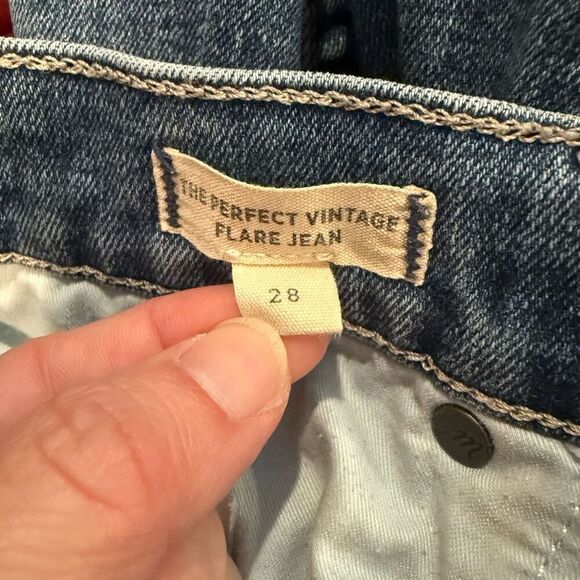 Madewell The Perfect Vintage Flare Jean Hallstrom Wash Size 28 - Picture 6 of 8